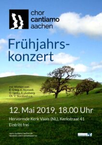 chor cantiamo aachen: Frühjahrskonzert
