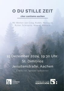 O du stille Zeit